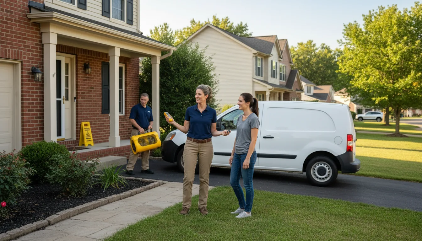 Residential water damage restoration in Pima, AZ